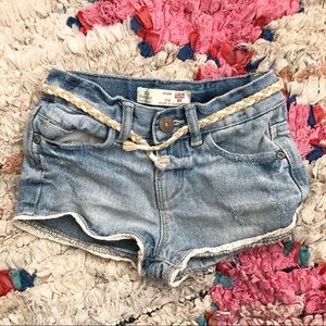 Zara baby denim shorts